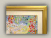 Traditional frame corner